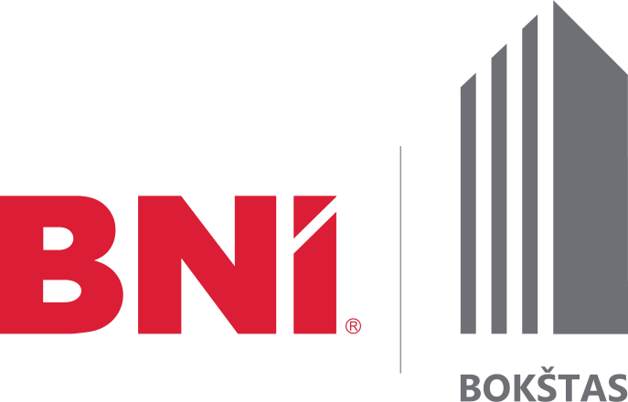 BNI Bok&scaron;tas logotipas